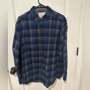Weatherproof Brand Plaid Flannel - Extra Large (XL) Blue/Black